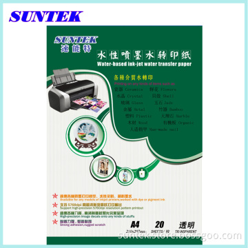 Water Transfer Paper Hydrographics-Printing-Film in Inkjet Printer paper